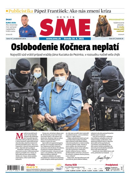 E-magazín SME 16-6-2021 - Petit Press, a.s. 