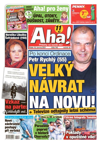 E-magazín AHA! - 18.6.2021 - CZECH NEWS CENTER a. s.