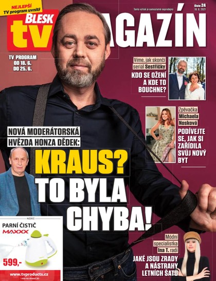 E-magazín Příloha Blesk Tv - 18.6.2021 - CZECH NEWS CENTER a. s.