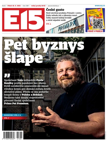 E-magazín E15 - 18.6.2021 - CZECH NEWS CENTER a. s.