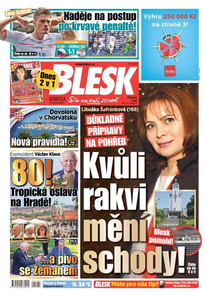 E-magazín Blesk - 19.6.2021 - CZECH NEWS CENTER a. s.