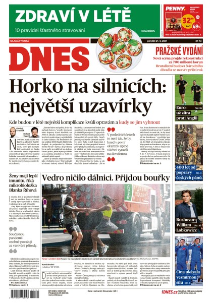 E-magazín MF DNES - 21.6.2021 - MAFRA, a.s.