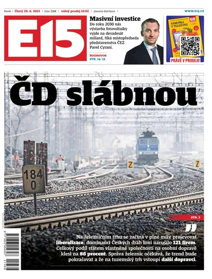 E-magazín E15 - 29.6.2021 - CZECH NEWS CENTER a. s.