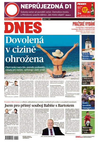E-magazín MF DNES - 2.7.2021 - MAFRA, a.s.