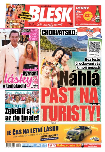 E-magazín Blesk - 2.7.2021 - CZECH NEWS CENTER a. s.