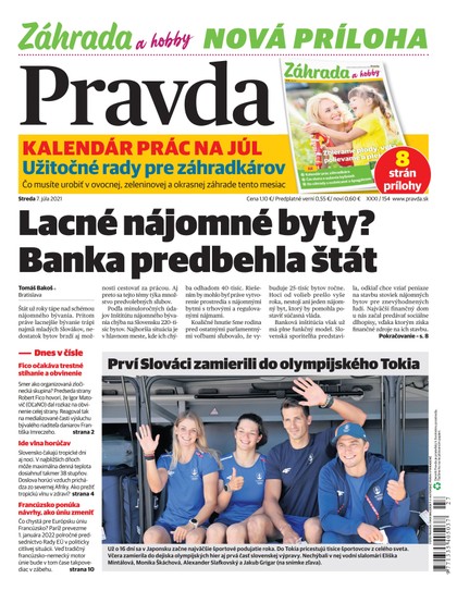 E-magazín Denník Pravda 7. 7. 2021 - OUR MEDIA SR a. s.