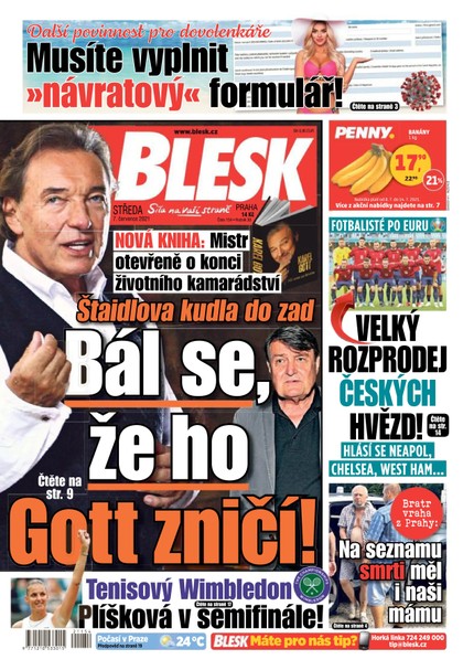 E-magazín Blesk - 7.7.2021 - CZECH NEWS CENTER a. s.