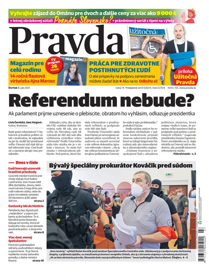 E-magazín Denník Pravda 8. 7. 2021 - OUR MEDIA SR a. s.