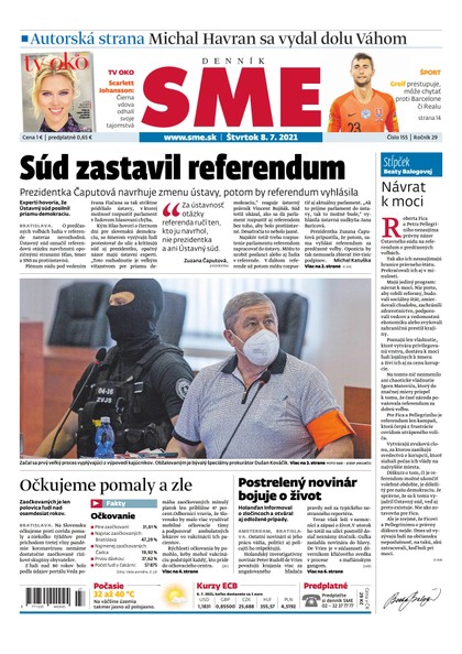 E-magazín SME 8-7-2021 - Petit Press, a.s. 