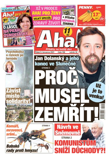 E-magazín AHA! - 9.7.2021 - CZECH NEWS CENTER a. s.
