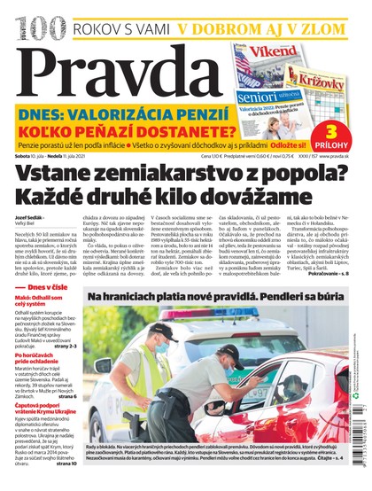 E-magazín Denník Pravda 10. 7. 2021 - OUR MEDIA SR a. s.