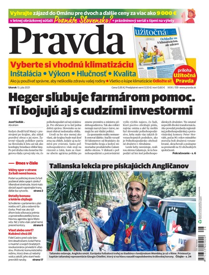 E-magazín Denník Pravda 13. 7. 2021 - OUR MEDIA SR a. s.