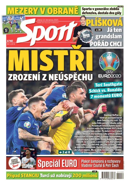 E-magazín Sport - 13.7.2021 - CZECH NEWS CENTER a. s.