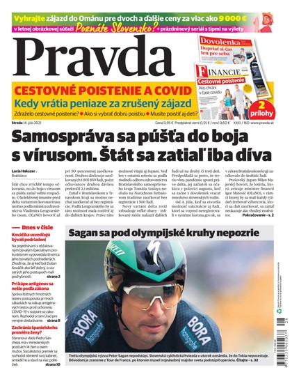 E-magazín Denník Pravda 14. 7. 2021 - OUR MEDIA SR a. s.