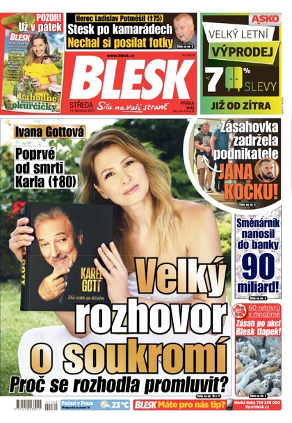 E-magazín Blesk - 14.7.2021 - CZECH NEWS CENTER a. s.