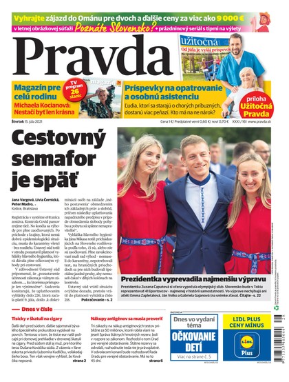 E-magazín Dennik Pravda 15. 7. 2021 - OUR MEDIA SR a. s.