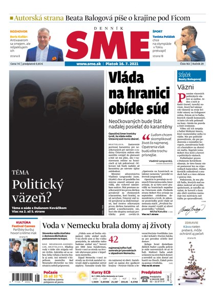 E-magazín SME 16-7-2021 - Petit Press, a.s. 