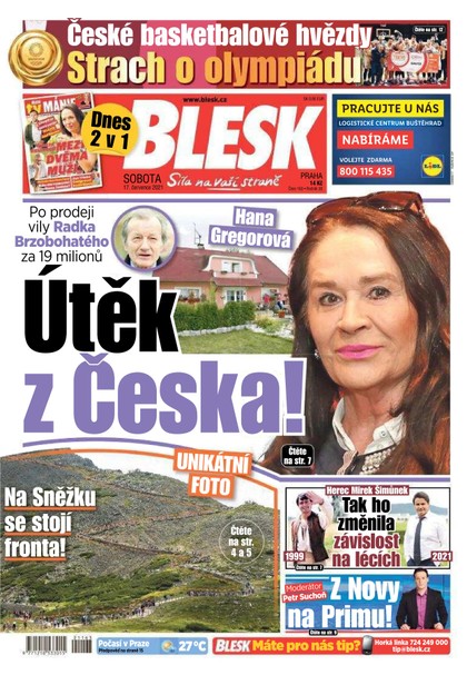 E-magazín Blesk - 17.7.2021 - CZECH NEWS CENTER a. s.