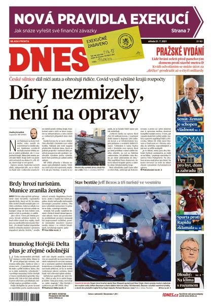 E-magazín MF DNES - 21.7.2021 - MAFRA, a.s.