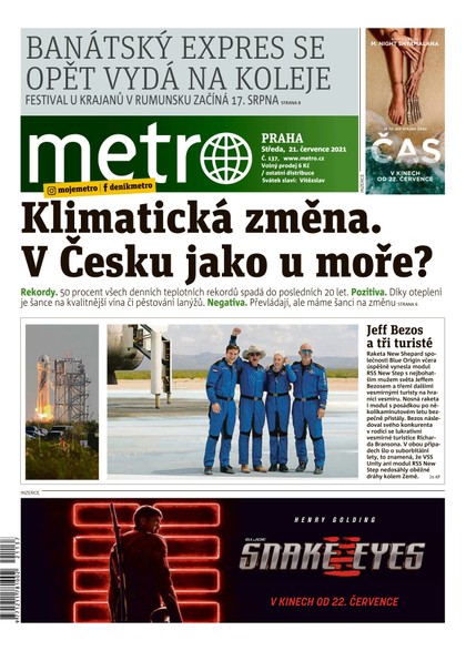 E-magazín METRO - 21.7.2021 - MAFRA, a.s.