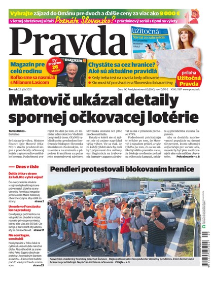 E-magazín Denník Pravda 22. 7. 2021 - OUR MEDIA SR a. s.