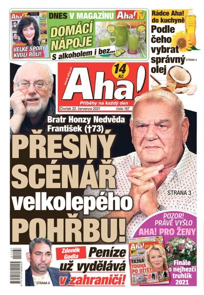 E-magazín AHA! - 22.7.2021 - CZECH NEWS CENTER a. s.