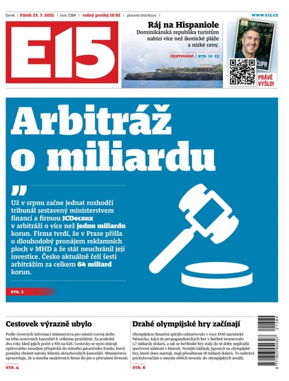 E-magazín E15 - 23.7.2021 - CZECH NEWS CENTER a. s.