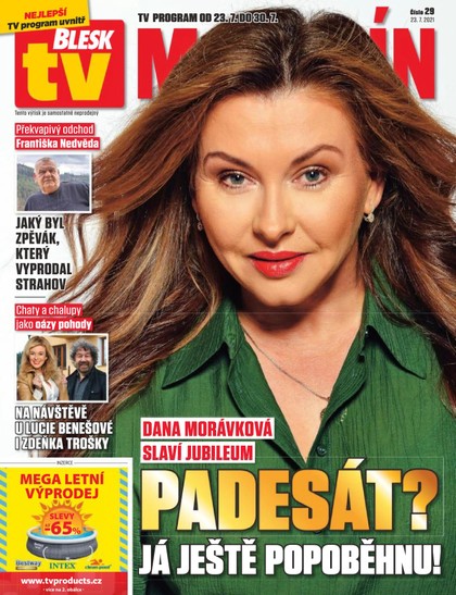 E-magazín Příloha Blesk Tv - 23.7.2021 - CZECH NEWS CENTER a. s.