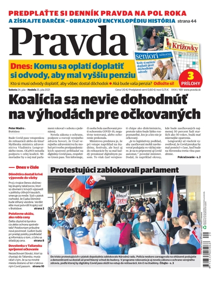 E-magazín Denník Pravda 24. 7. 2021 - OUR MEDIA SR a. s.