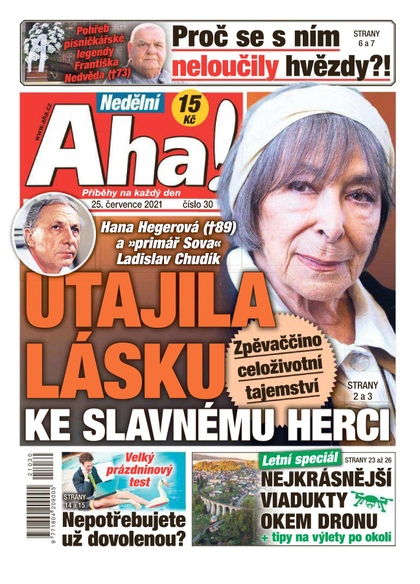E-magazín Nedělní AHA! - 25.7.2021 - CZECH NEWS CENTER a. s.