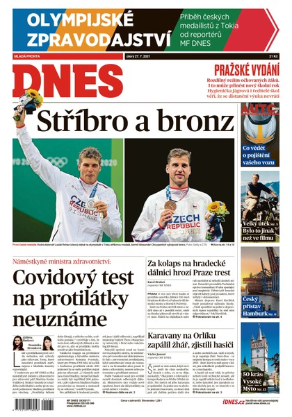 E-magazín MF DNES - 27.7.2021 - MAFRA, a.s.