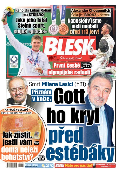 E-magazín Blesk - 27.7.2021 - CZECH NEWS CENTER a. s.