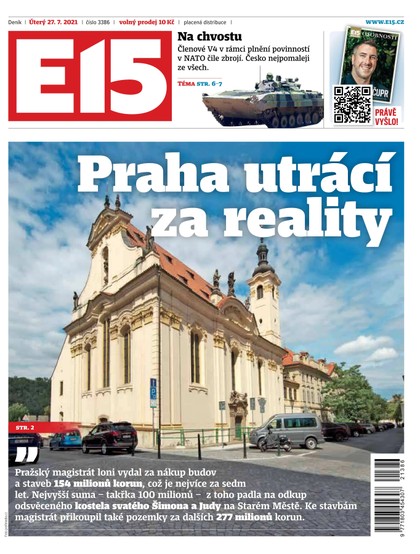 E-magazín E15 - 27.7.2021 - CZECH NEWS CENTER a. s.