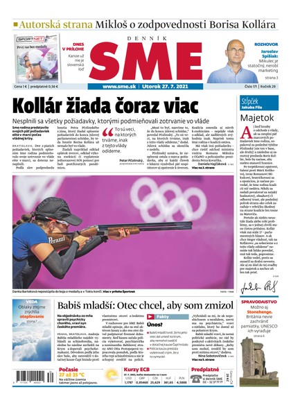 E-magazín SME 27-7-2021 - Petit Press, a.s. 