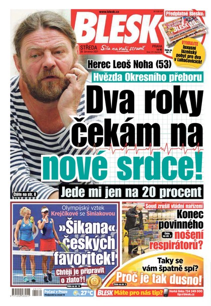 E-magazín Blesk - 28.7.2021 - CZECH NEWS CENTER a. s.