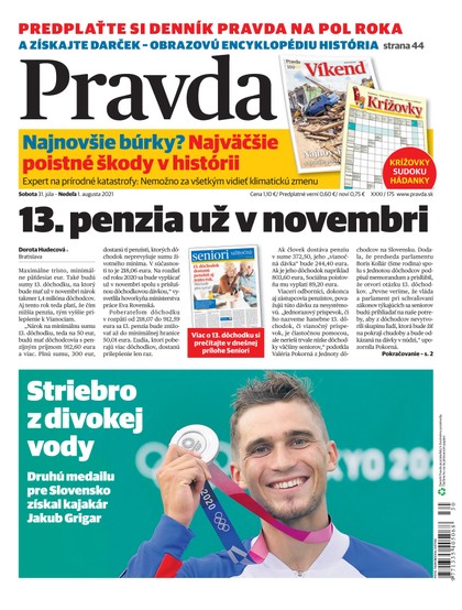 E-magazín Denník Pravda 31. 7. 2021 - OUR MEDIA SR a. s.