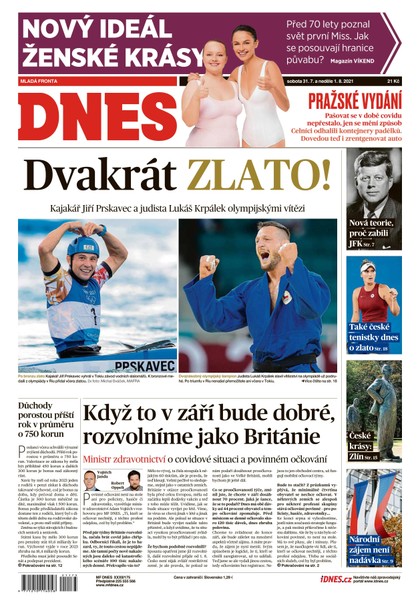 E-magazín MF DNES - 31.7.2021 - MAFRA, a.s.