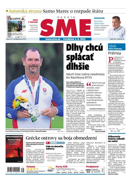 E-magazín SME 2-8-2021 - Petit Press, a.s. 