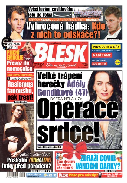 E-magazín Blesk - 4.8.2021 - CZECH NEWS CENTER a. s.