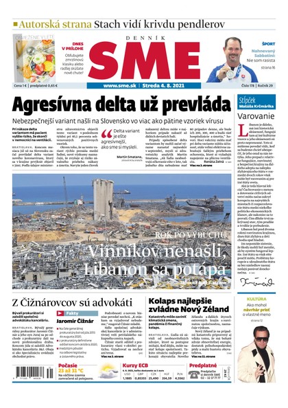 E-magazín SME 4-8-2021 - Petit Press, a.s. 