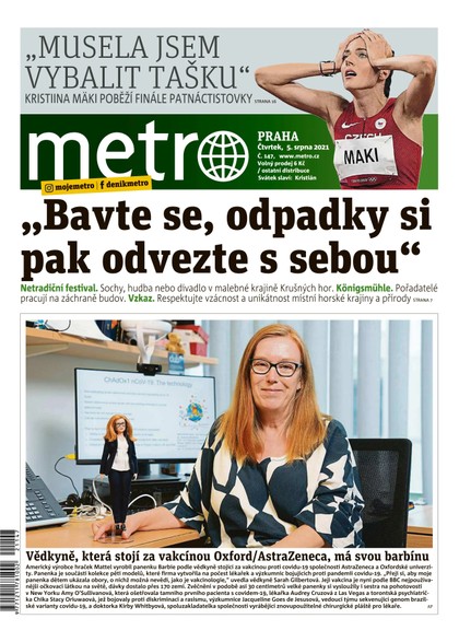 E-magazín METRO - 5.8.2021 - MAFRA, a.s.