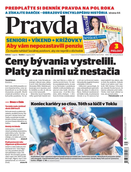 E-magazín Dennik Pravda 7. 8. 2021 - OUR MEDIA SR a. s.
