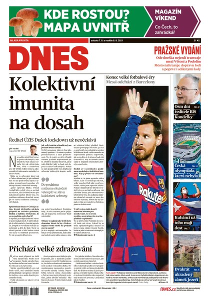 E-magazín MF DNES - 7.8.2021 - MAFRA, a.s.