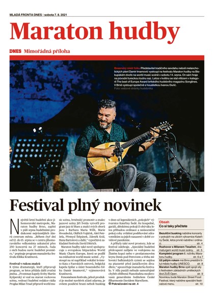 E-magazín MF DNES Vysočina extra - 7.8.2021 - MAFRA, a.s.