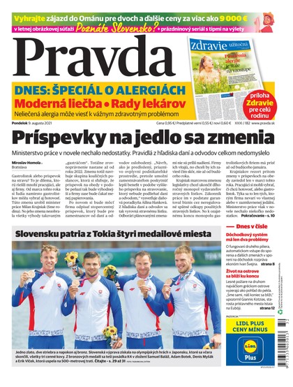 E-magazín Denník Pravda 9. 8. 2021 - OUR MEDIA SR a. s.