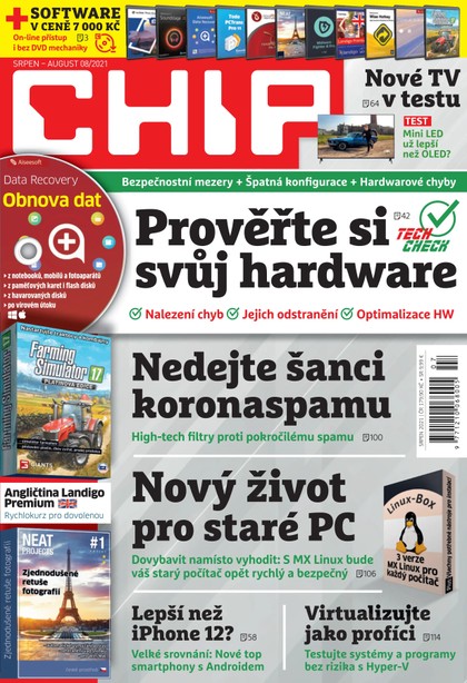 E-magazín CHIP 8/2021 - Burda Praha spol. s r.o.