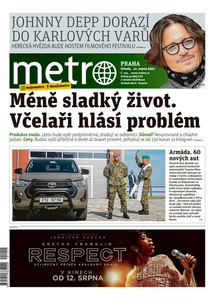 E-magazín METRO - 11.8.2021 - MAFRA, a.s.