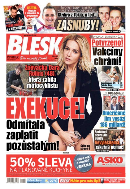 E-magazín Blesk - 12.8.2021 - CZECH NEWS CENTER a. s.