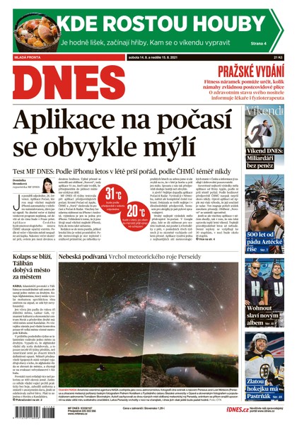 E-magazín MF DNES - 14.8.2021 - MAFRA, a.s.