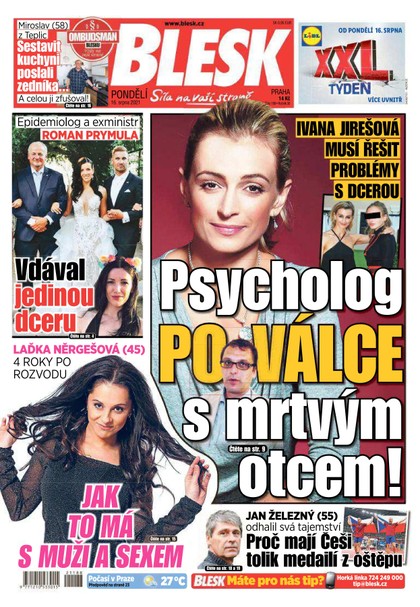 E-magazín Blesk - 16.8.2021 - CZECH NEWS CENTER a. s.
